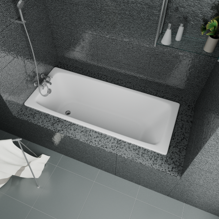 Ванна чугунная Delice Biove 1700х750, без ручек